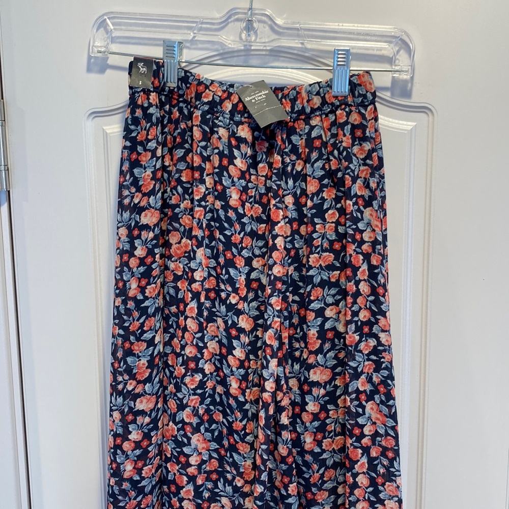 Abercrombie floral long skirt
